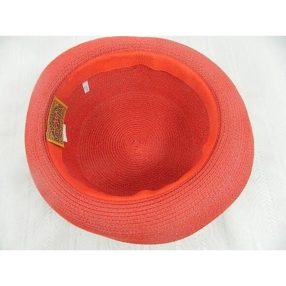 Vintage Red Hat Society Hat by SCALA Collezione Handcrafted in Taiwan - Picture 13 of 14